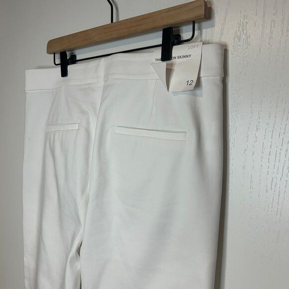 Loft Sailor Sutton Skinny Pants - Size 12 - B20 - Picture 8 of 12